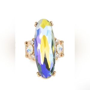 Beautiful Iridescent Gemstone Ring